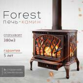 Чугунная печь Forest Bronze в Москве, Екатеринбурге, Краснодаре, Нижнем Новгороде