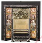 Art Nouveau Tiled Fireplace в Москве, Екатеринбурге, Краснодаре, Нижнем Новгороде