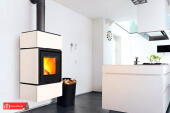 Кафельная печь QUBE 3 в Москве, Екатеринбурге, Краснодаре, Нижнем Новгороде