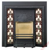 Art Nouveau Tiled Fireplace в Москве, Екатеринбурге, Краснодаре, Нижнем Новгороде