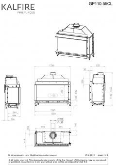 Чертеж для Kalfire GP110/55C (L/R)