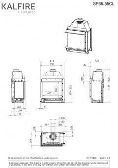 Чертеж для Kalfire GP65/55C