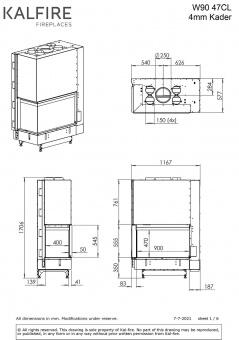 Чертеж для Kalfire W90/47C (L)